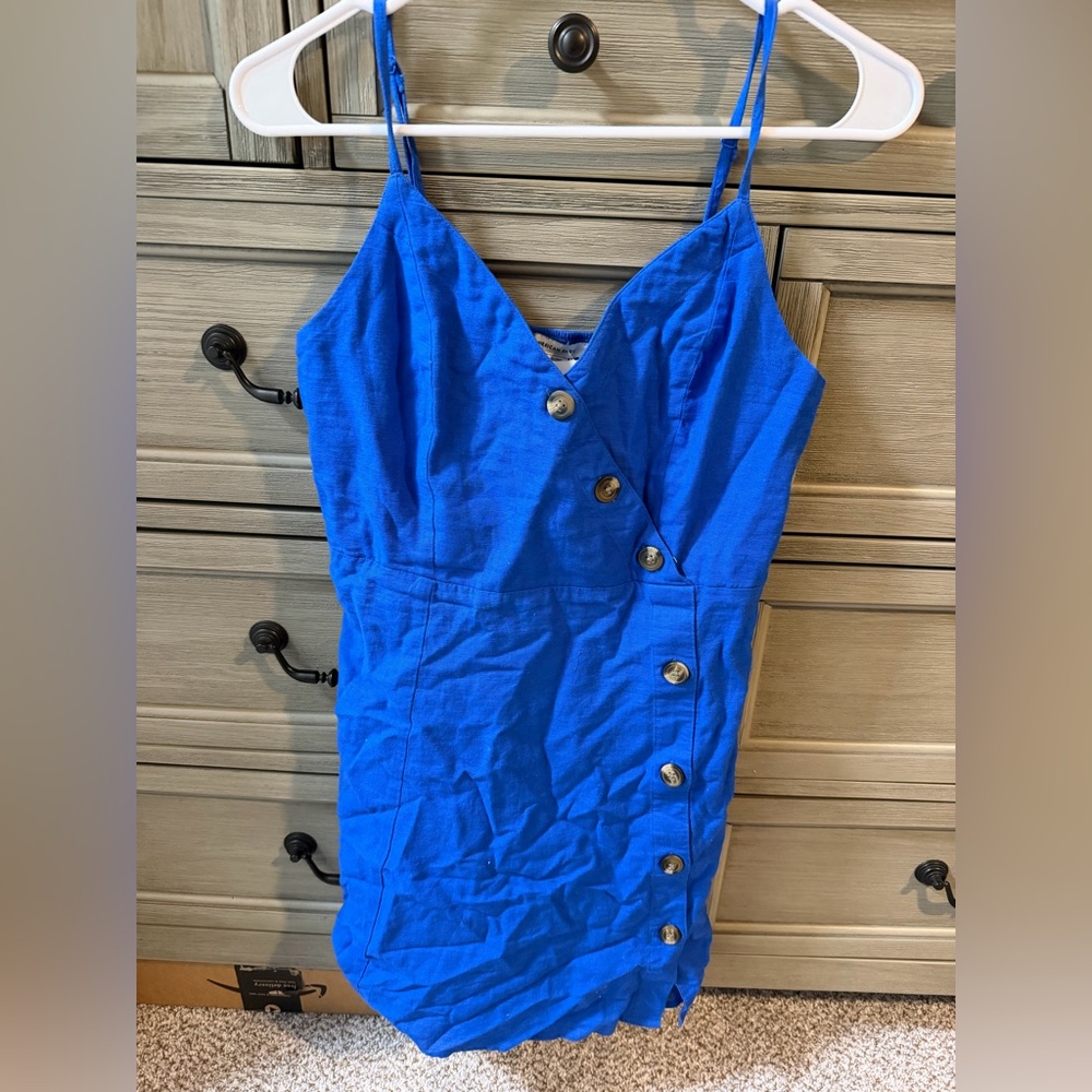 American Eagle Outfitters Blue Mini Dress